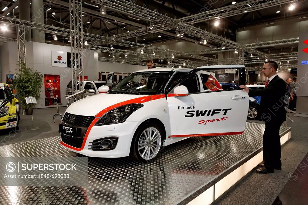 Suzuki Swift Sport on display at the Vienna Auto Show 2012, car show, Vienna, Austria, Europe