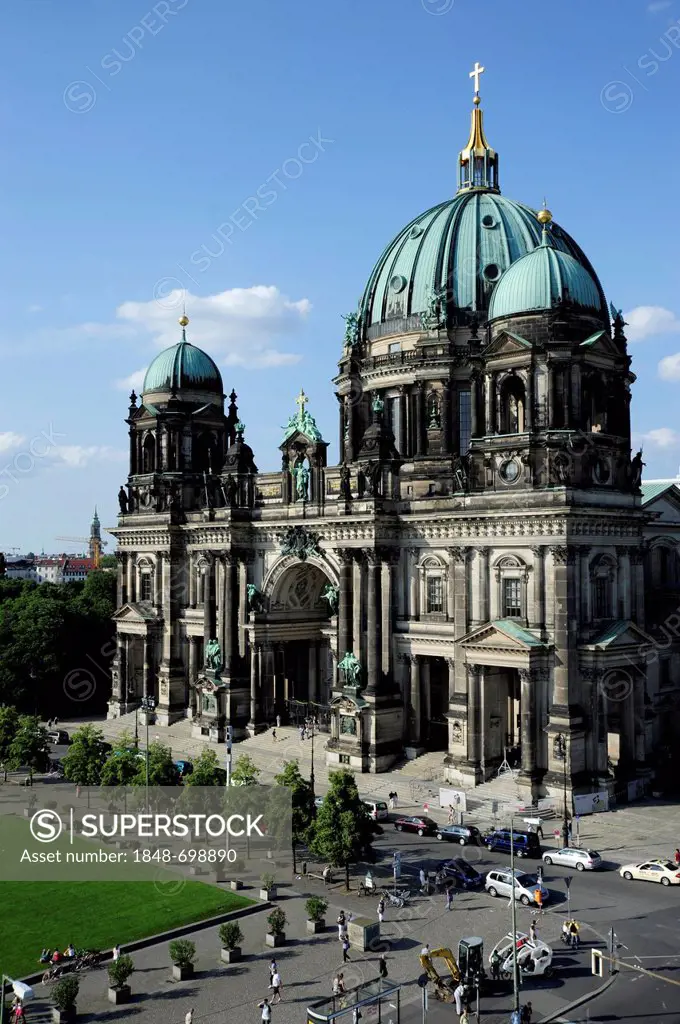 Berlin Cathedral, Museum Island, a UNESCO World Heritage site, Mitte district, Berlin, Germany, Europe