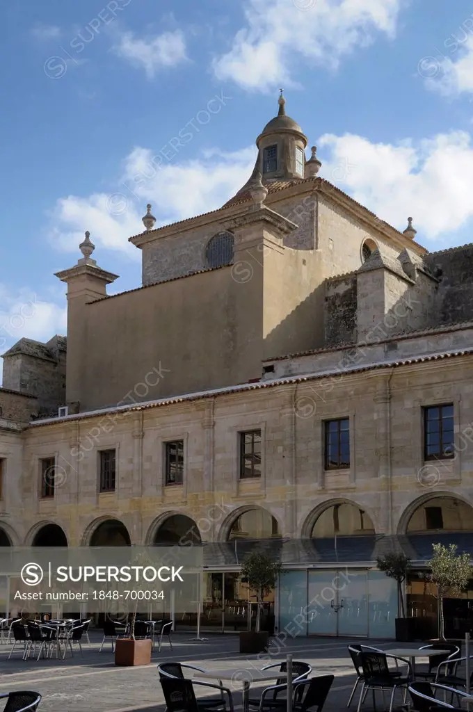 Claustre del Carme, former monastery, market hall, Maó, Mahón, Menorca, Balearic Islands, Spain, Europe