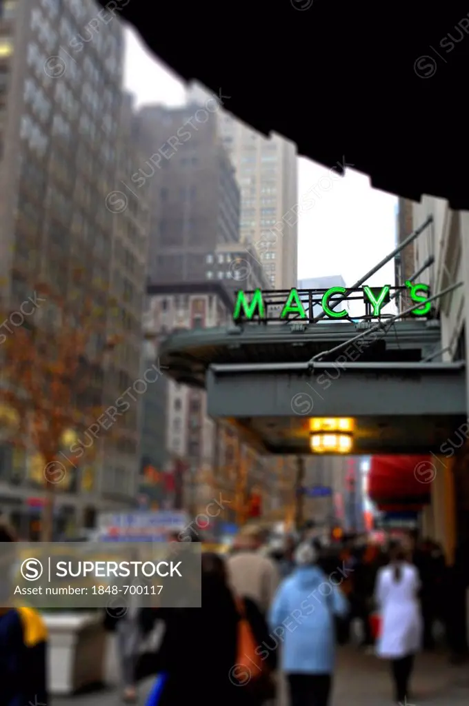 Macy's Department Store, Manhattan, New York, USA, North America