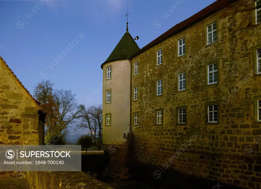 Schloss Waldenburg Castle, Hohenlohe, Baden-Wuerttemberg, Germany, Europe