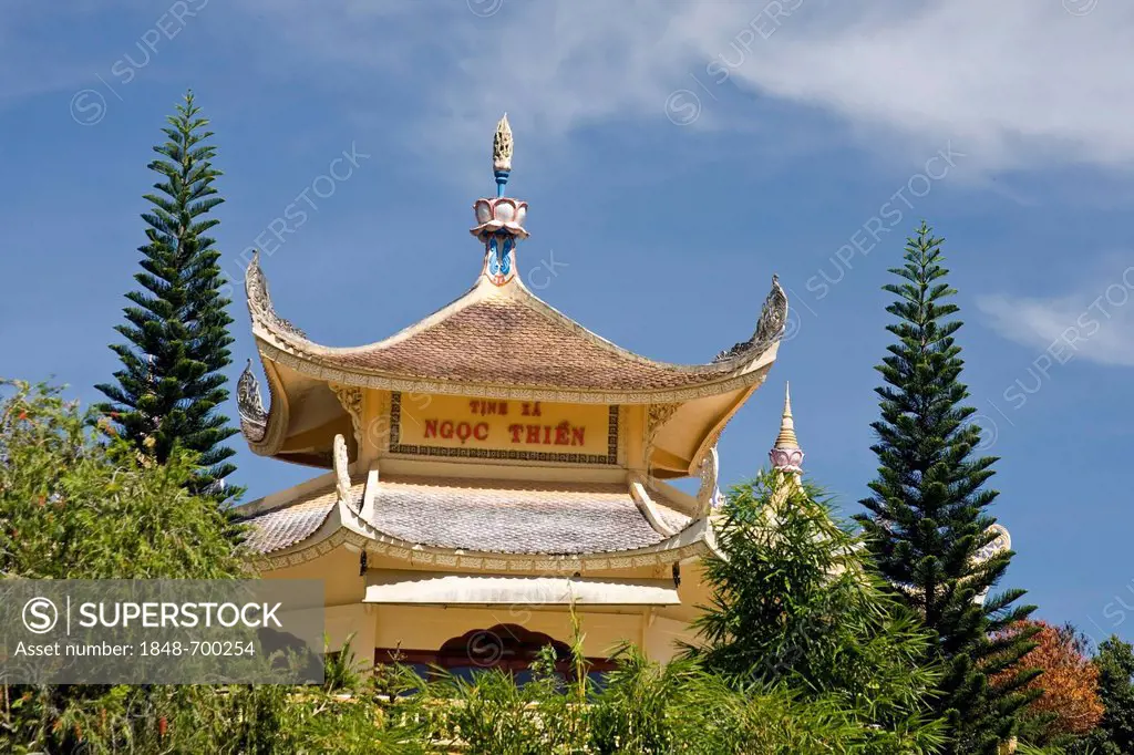 Tuyen Lam pagoda, central highlands, Dalat, Vietnam, Southeast Asia