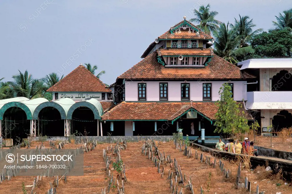 Old mosque, Kasargod, North Kerala, Kerala, South India, India, Asia