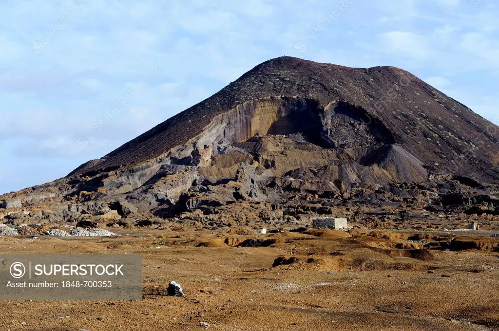 Quarry near Calhau, Sao Vicente, Cape Verde, Africa
