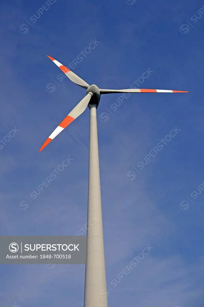 Wind turbine, Brandenburg, Germany, Europe