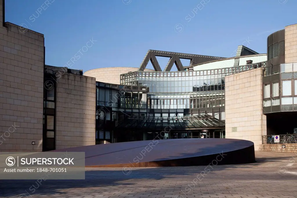 Landtag building, state parliament, Duesseldorf, state capital, Rhineland, North Rhine-Westphalia, Germany, Europe, PublicGround