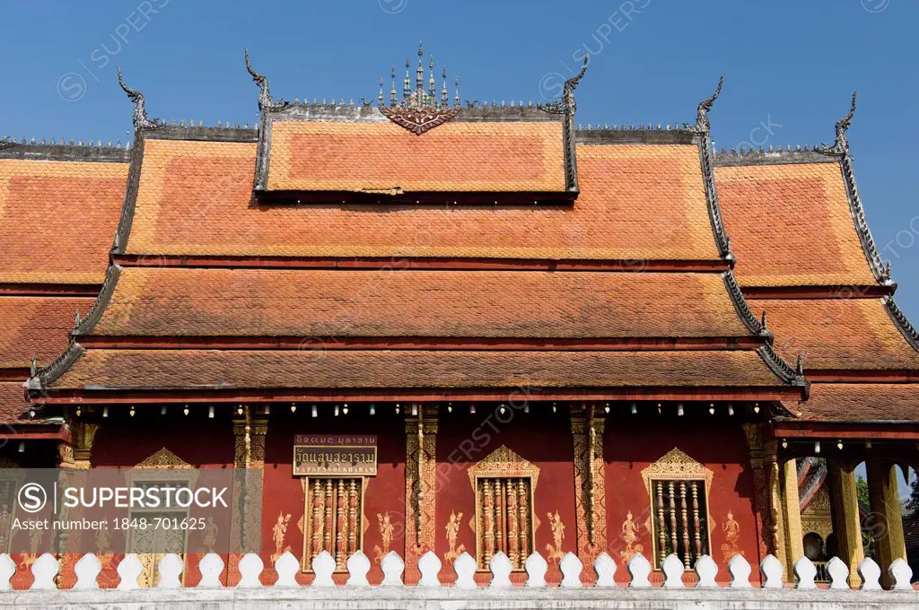 Wat Sene Temple, Wat Sensoukharam, Luang Prabang, UNESCO World Heritage Site, Laos, Indochina, Asia