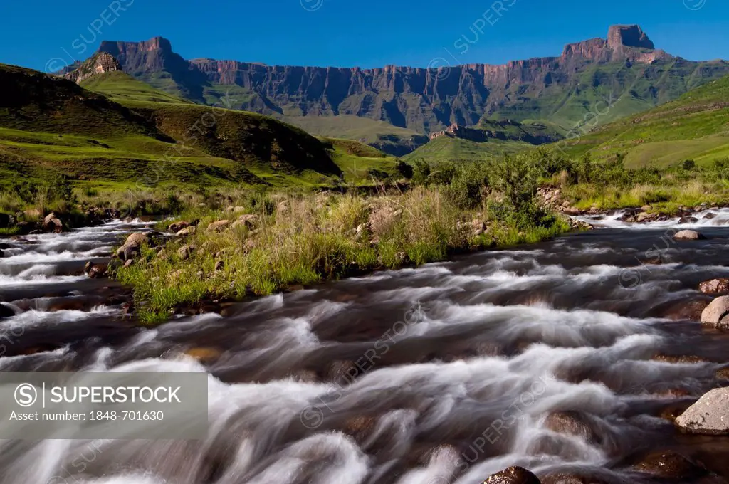 Amphitheatre, Royal Natal National Park, Drakensberge mountains, KwaZulu-Natal, South Africa, Africa
