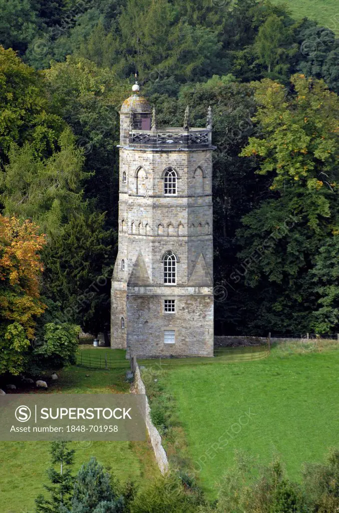 A tower of the castle in Richmond, Yorkshire, United Kingdom, Europe