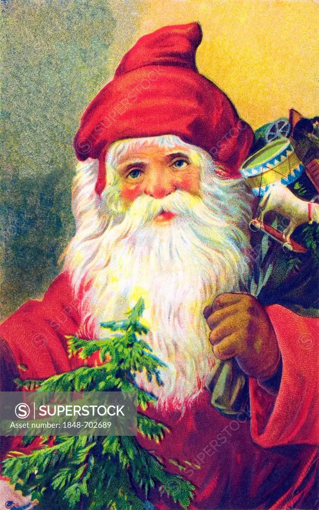 Santa Claus, historical illustration