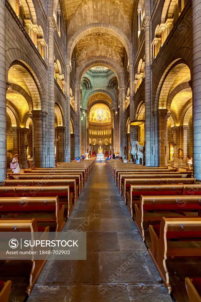 Saint Nicholas Cathedral, Neo-Romanesque, Monte Carlo, Principality of Monaco, Côte d'Azur, Mediterranean Sea, Europe, PublicGround