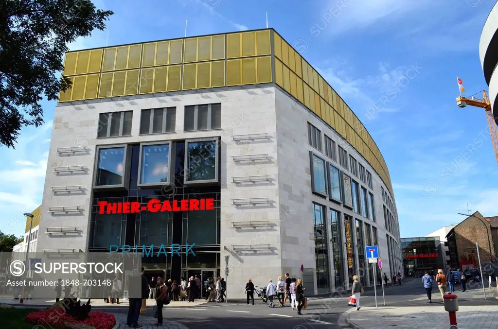 Thier-Galerie, new shopping center on the grounds of the former Dortmund Thier Brewery, ECE, Dortmund, Ruhr Area, North Rhine-Westphalia, Germany, Eur...