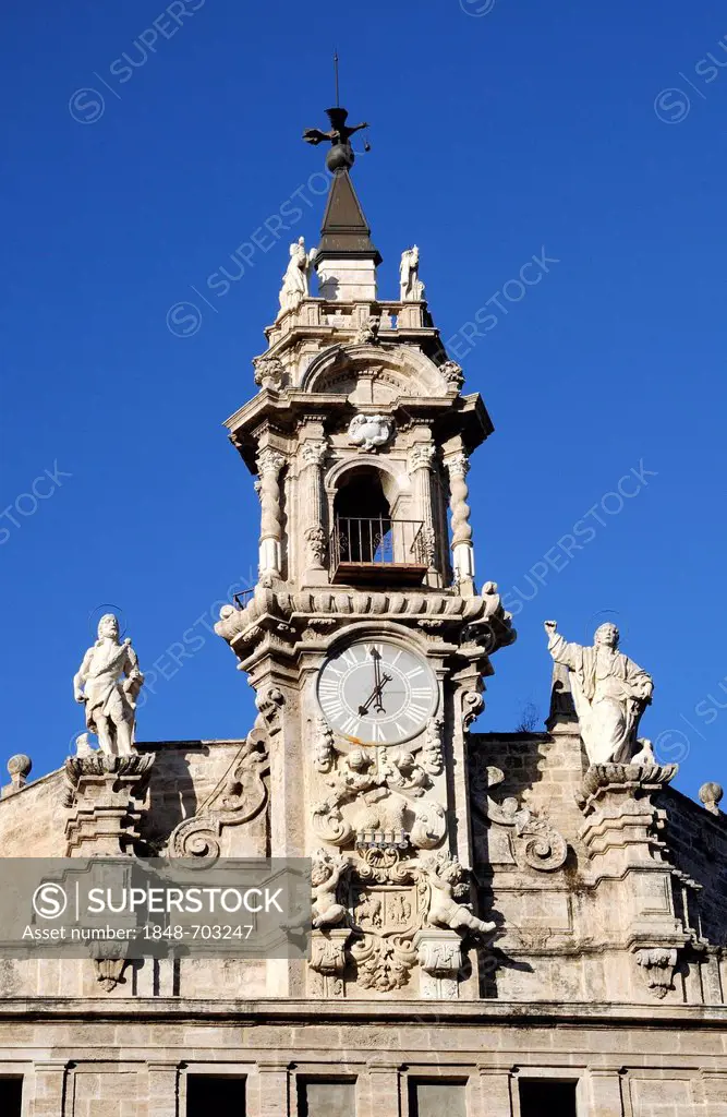City Hall, Plaza del Ayuntamiento, Valencia, Spain, Europe