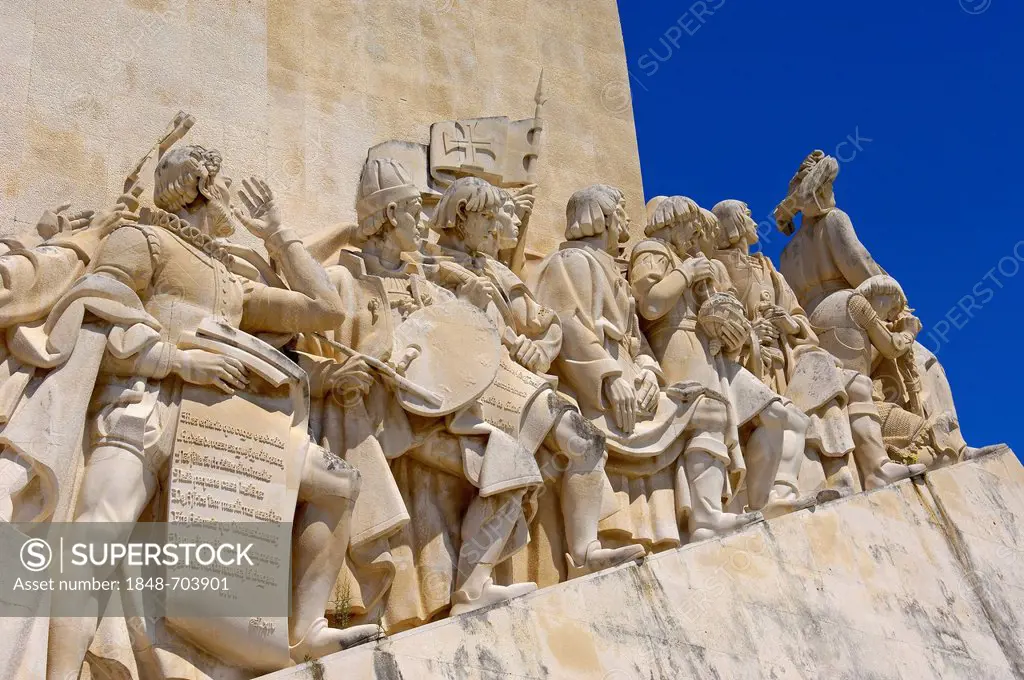 Monument to the Discoveries, Padrao dos Descobrimentos, Belem, Lisbon, Portugal, Europe