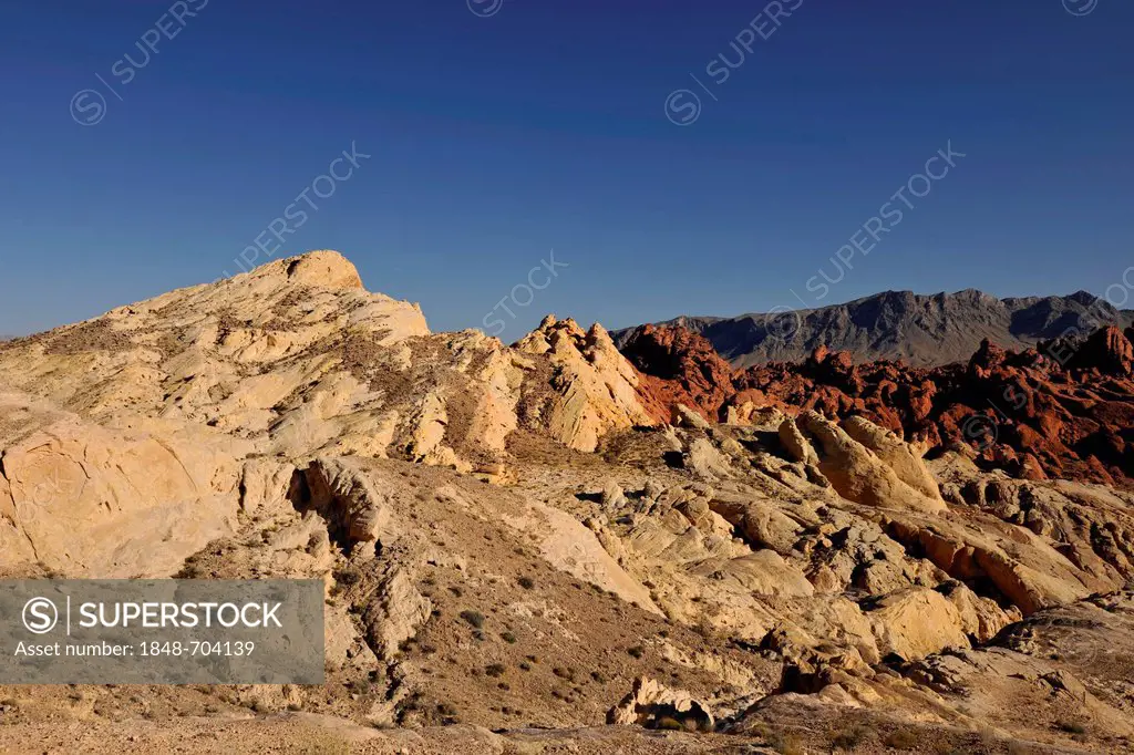 Silica Dome in the Fire Canyon, Valley of Fire State Park, Nevada, United States of America, USA