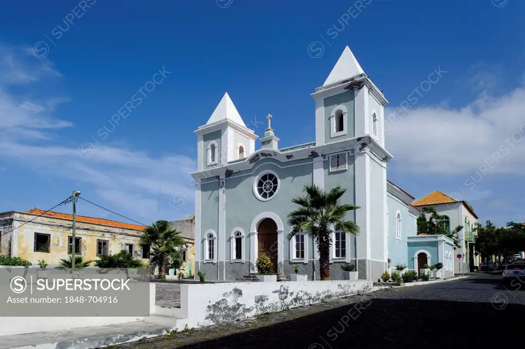 Igreja Nossa Senhora da Conceicao church, Sao Filipe, Fogo, Cape Verde, Africa