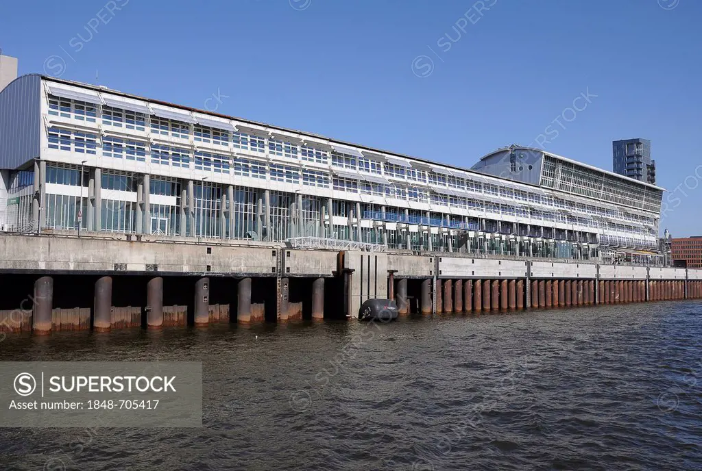Cruise terminal, Port of Hamburg, Altona, Hamburg, Germany, Europe