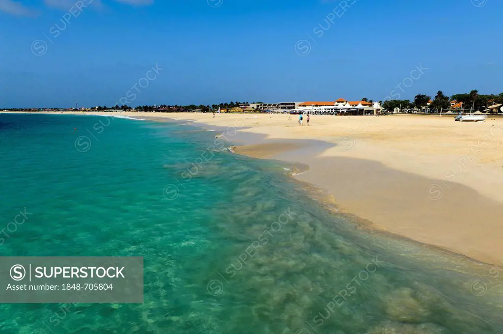 Beach of Santa Maria, Sal, Cape Verde, Africa