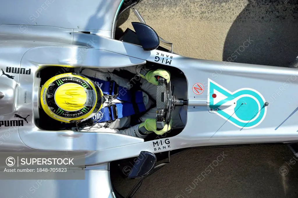 Nico Rosberg, GER, MercedesGP W03, Formula 1 test drives, 21.- 24.2.2012, Circuito de Catalunya near Barcelona, Spain, Europe