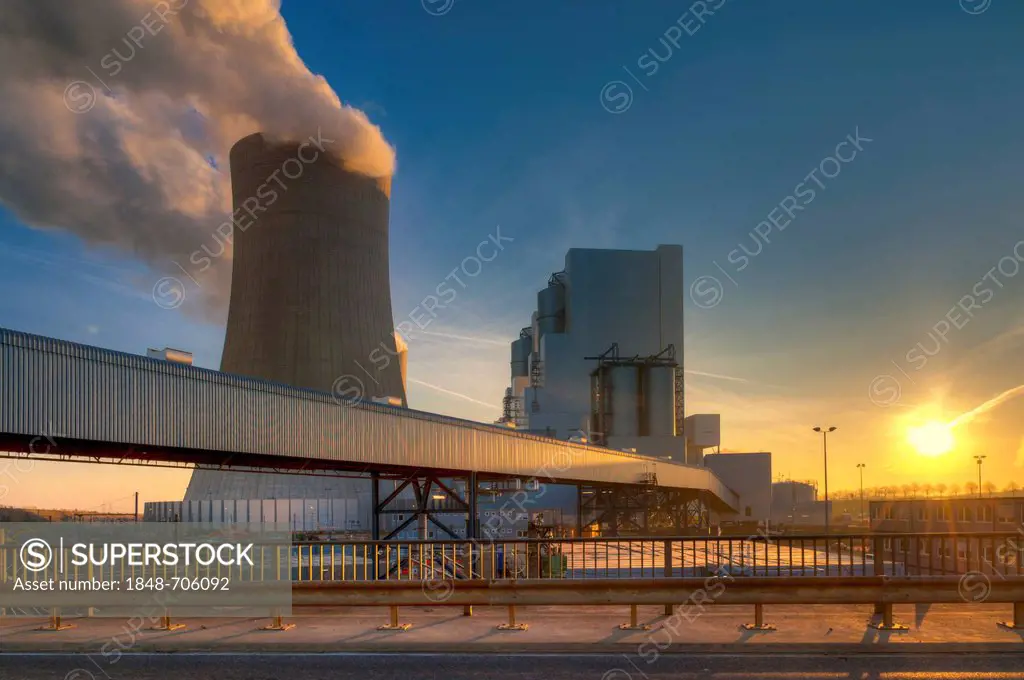 BOA Braunkohlekraftwerk Neurath, lignite-fired power plant, Grevenbroich, North Rhine-Westphalia, Germany, Europe