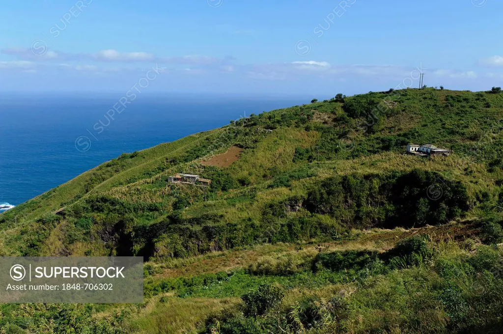 Landscape on the north coast of Fogo, Cape Verde, Africa