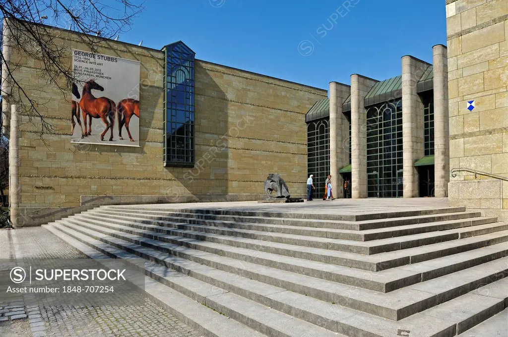 Neue Pinakothek art museum, Munich, Bavaria, Germany, Europe