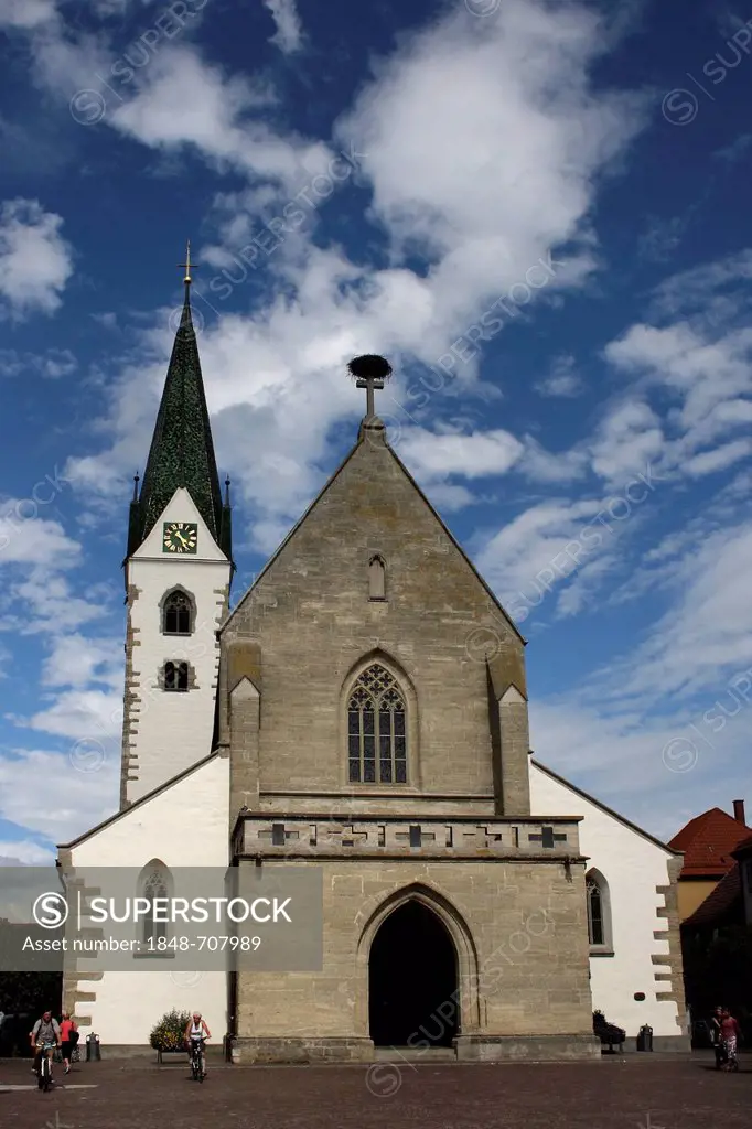 Catholic parish church of St. Johannes Baptist, Bad Saulgau, Biberach an der Riss district, Upper Swabia, Baden-Wuerttemberg, Germany, Europe
