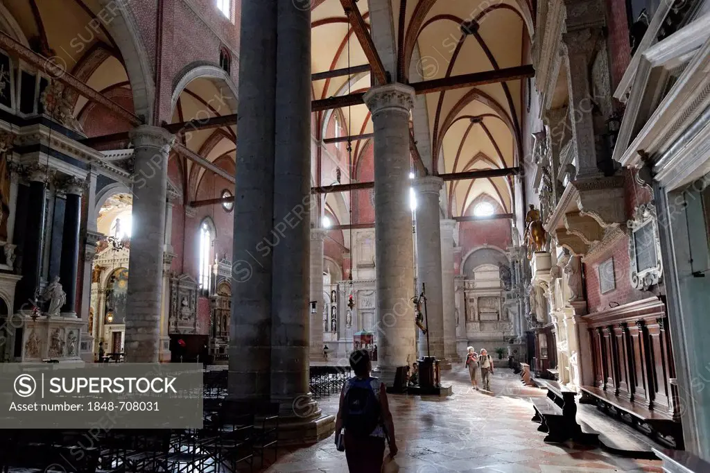 Church Santi Giovanni e Paolo, Castello district, Venice, UNESCO World Heritage Site, Venetia, Italy, Europe