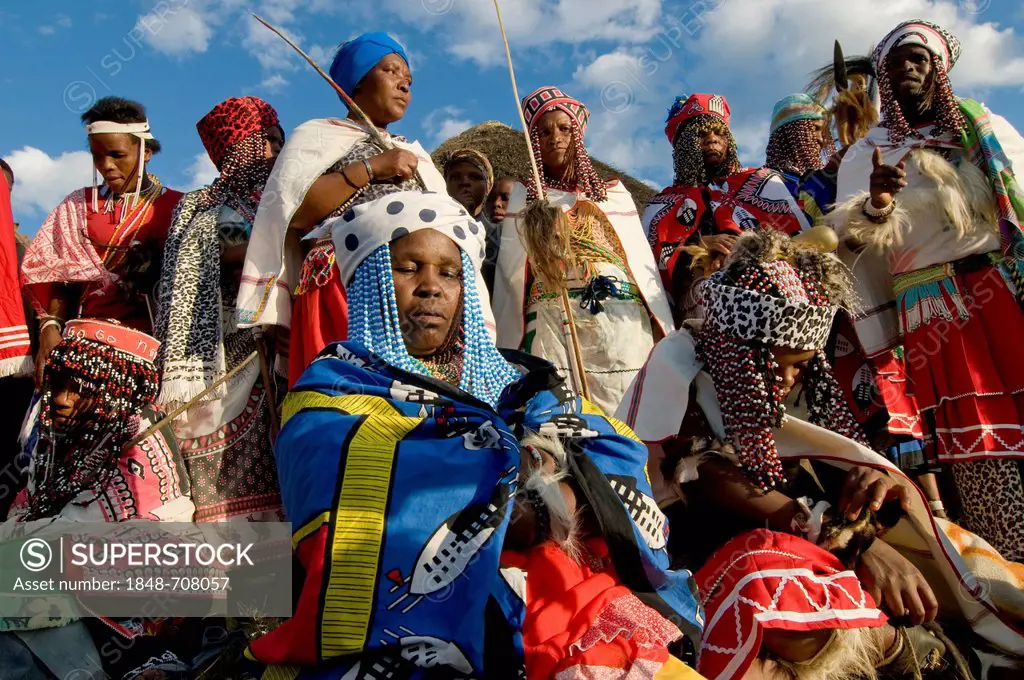 Xhosa, Sangoma Festival, village, Transkei, Eastern Cape, South Africa, Africa