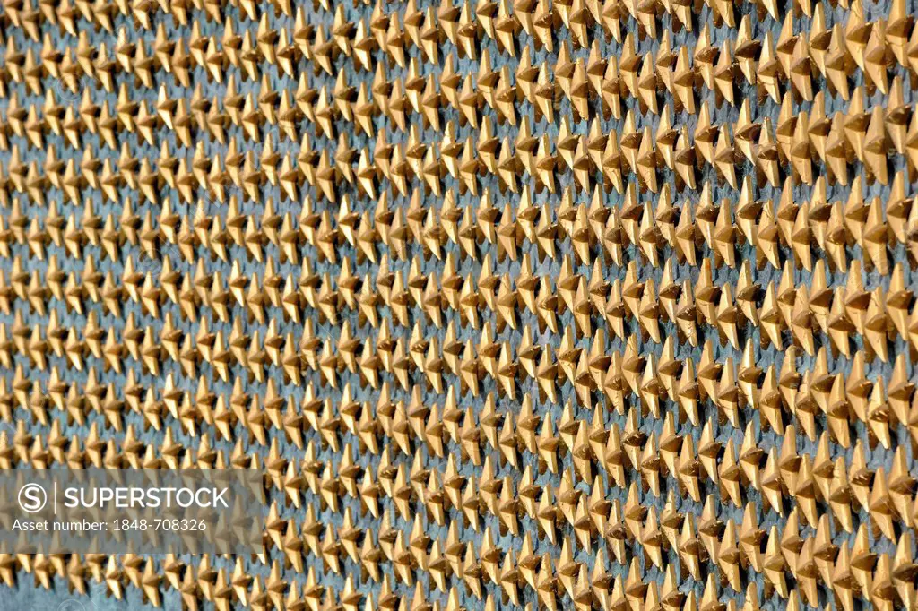 Memorial Wall The Price of Freedom with 4048 stars in honour of U.S. soldiers, National World War II Memorial, WWII Memorial or Second World War Memor...