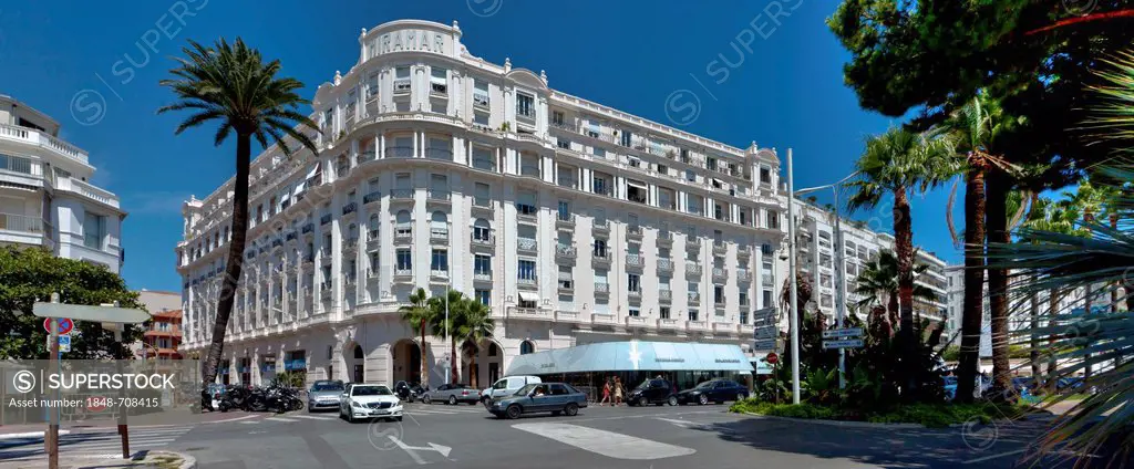 Miramar Hotel, La Croisette, Cannes, Côte dAzur, Southern France, France, Europe, PublicGround