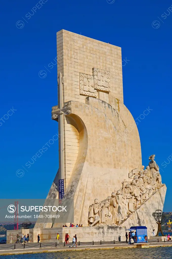 Padrao dos Descobrimentos, Monument to the Discoveries, Belem, Lisbon, Portugal, Europe