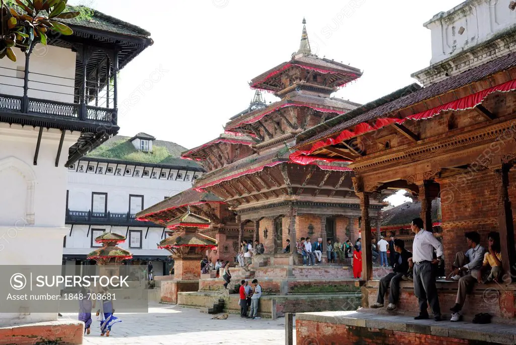 Temple, Durbar Square, Kathmandu, Nepal, Asia