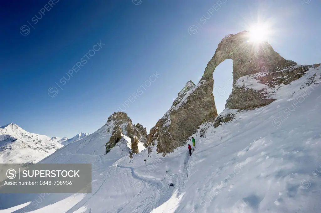 Aiguille Percee, Tignes, Val d'Isere, Savoie, Alps, France, Europe