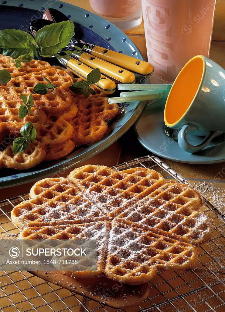 Sweet and savory waffles, USA