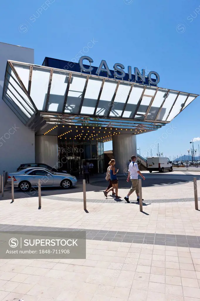 Casino on the Croisette, Cannes, Cote d'Azur, Southern France, France, Europe, PublicGround