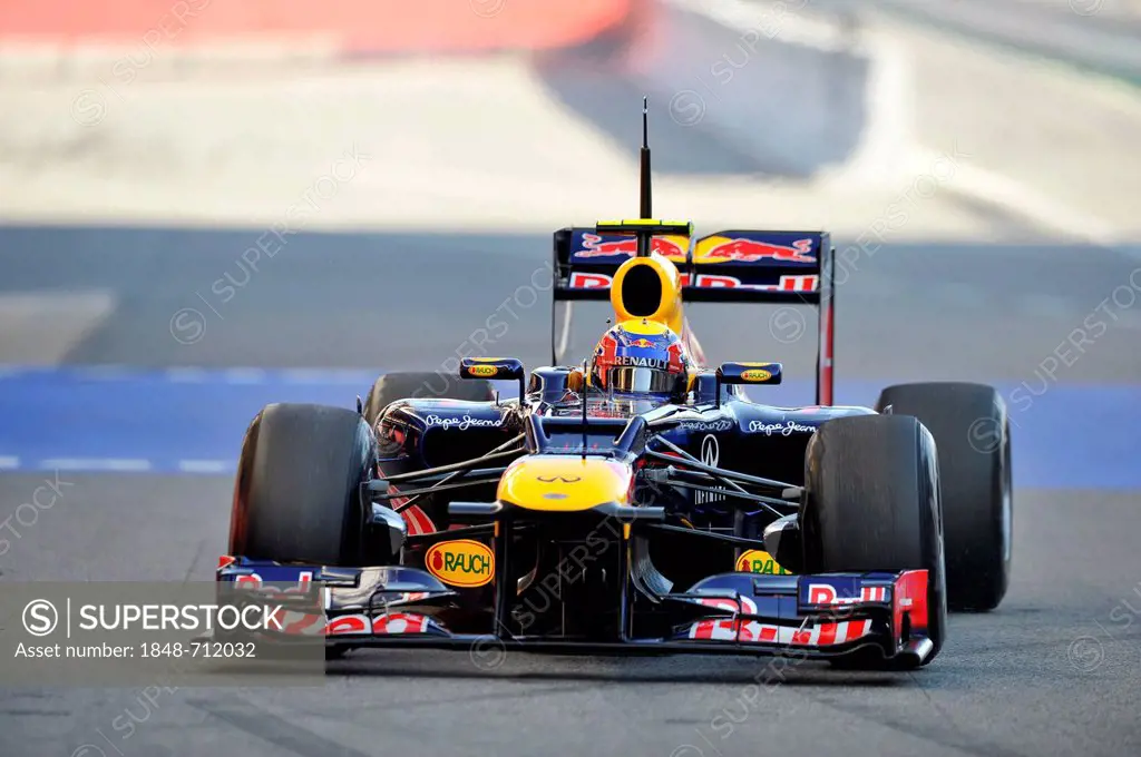 Mark Webber, AUS, Red Bull Racing RB8, Formula 1 test drives, 21.- 24.2.2012, Circuito de Catalunya near Barcelona, Spain, Europe