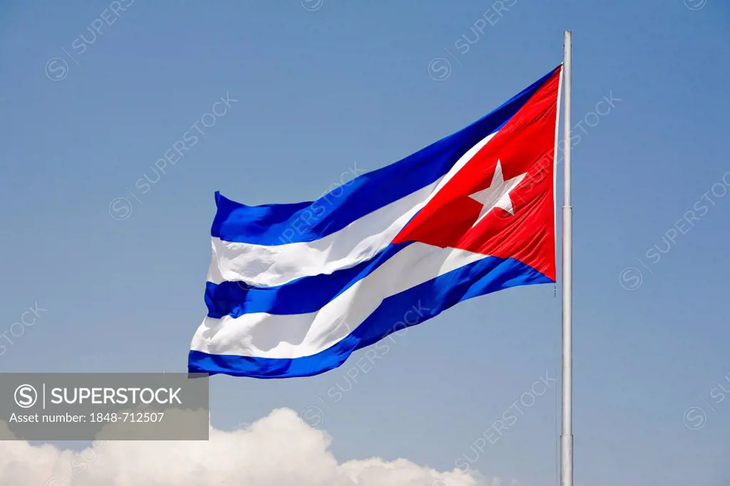 Cuban national flag, Cuba, Central America