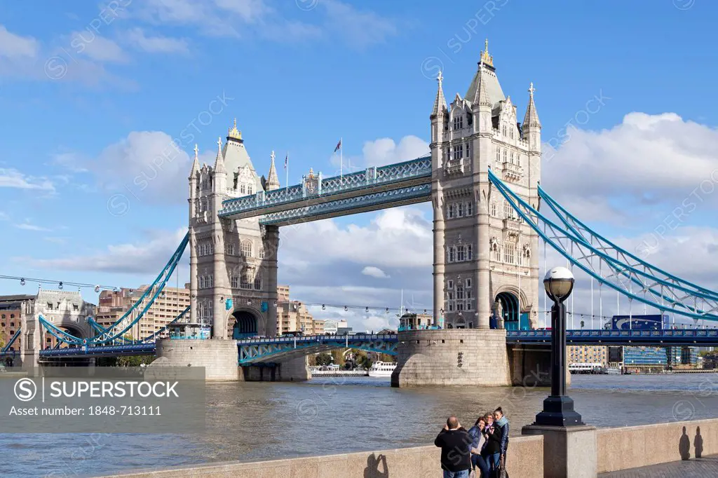 Tower Bridge, Thames River, London, England, United Kingdom, Europe