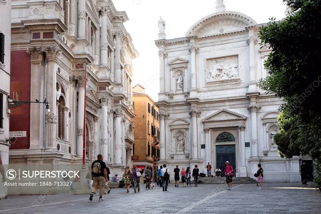 Scuola Grande di San Rocco, San Polo district, Venice, UNESCO World Heritage Site, Venetia, Italy, Europe