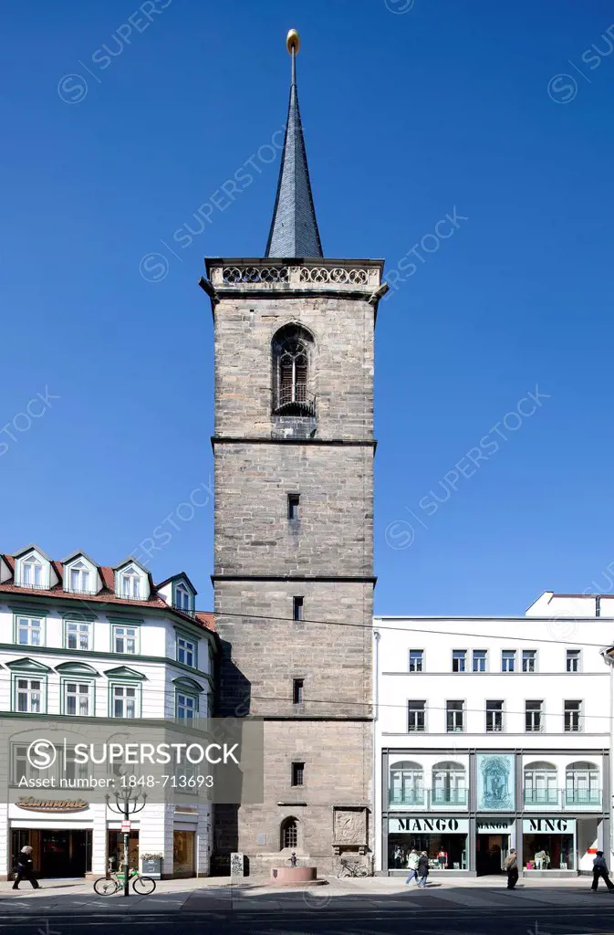 Bartholomew's Tower, Anger square, Erfurt, Thuringia, Germany, Europe, PublicGround