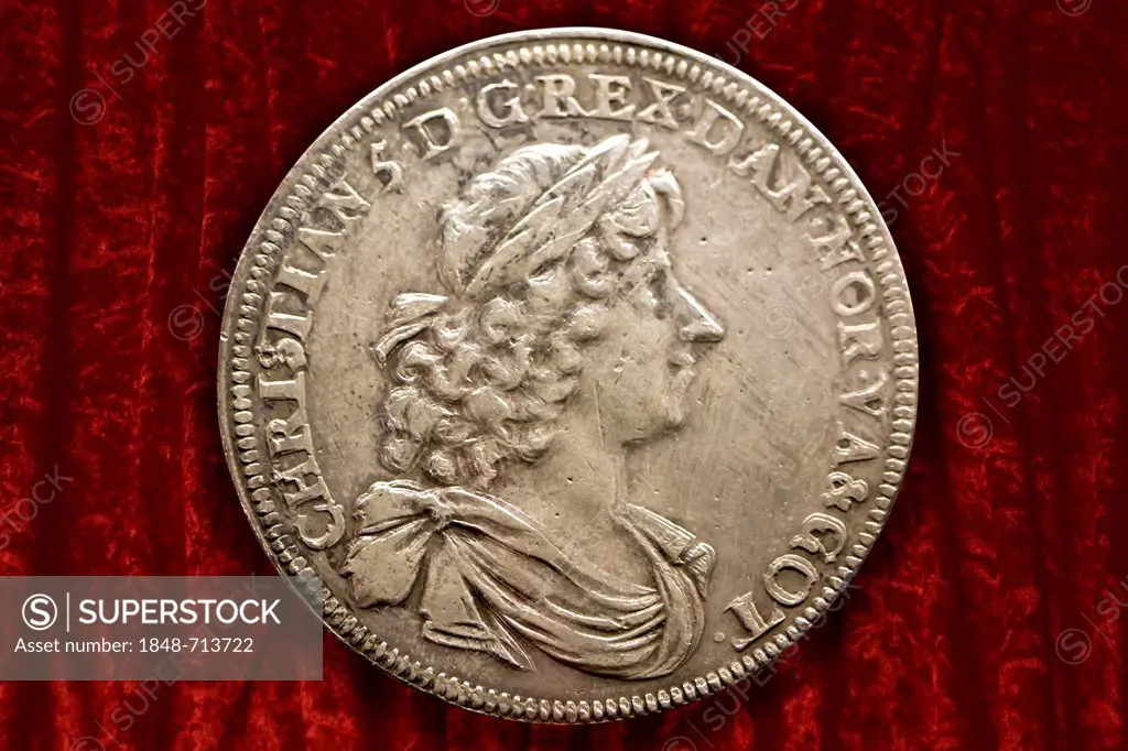 Old Danish daler coin