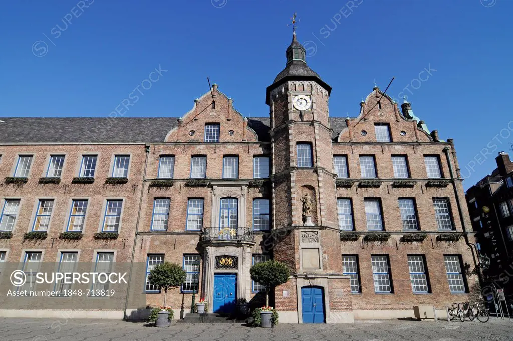 Old Town Hall, Duesseldorf, North Rhine-Westphalia, Germany, Europe