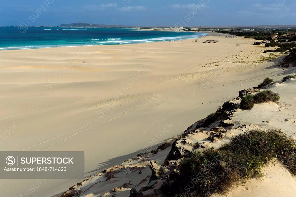 Praia da Chave beach, Boa Vista, Cape Verde, Africa