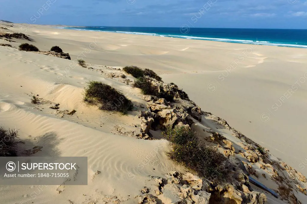 Praia da Chave beach, Boa Vista, Cape Verde, Africa