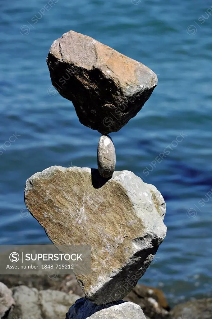 Balancing Rocks by Bill Dan, Sausalito, San Francisco Bay, San Francisco, California, United States of America, PublicGround