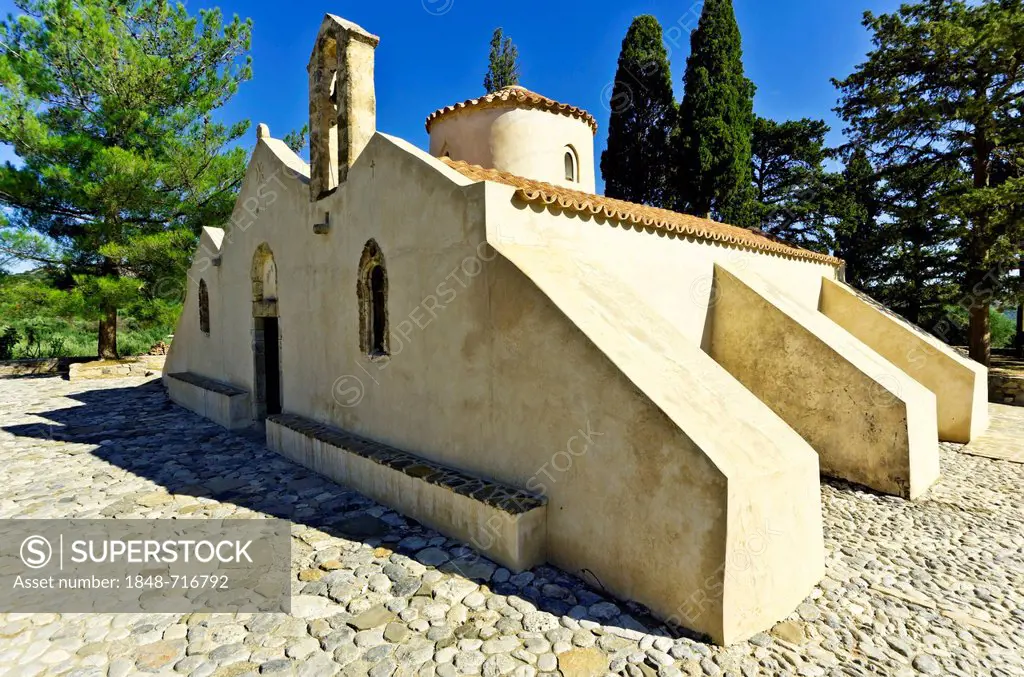 Church of Panagia i Kera near Kritsa, Crete, Greece, Europe