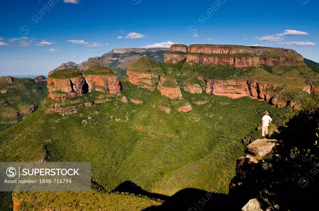 Blyde River Canyon, from above, Mpumalanga, South Africa, Africa