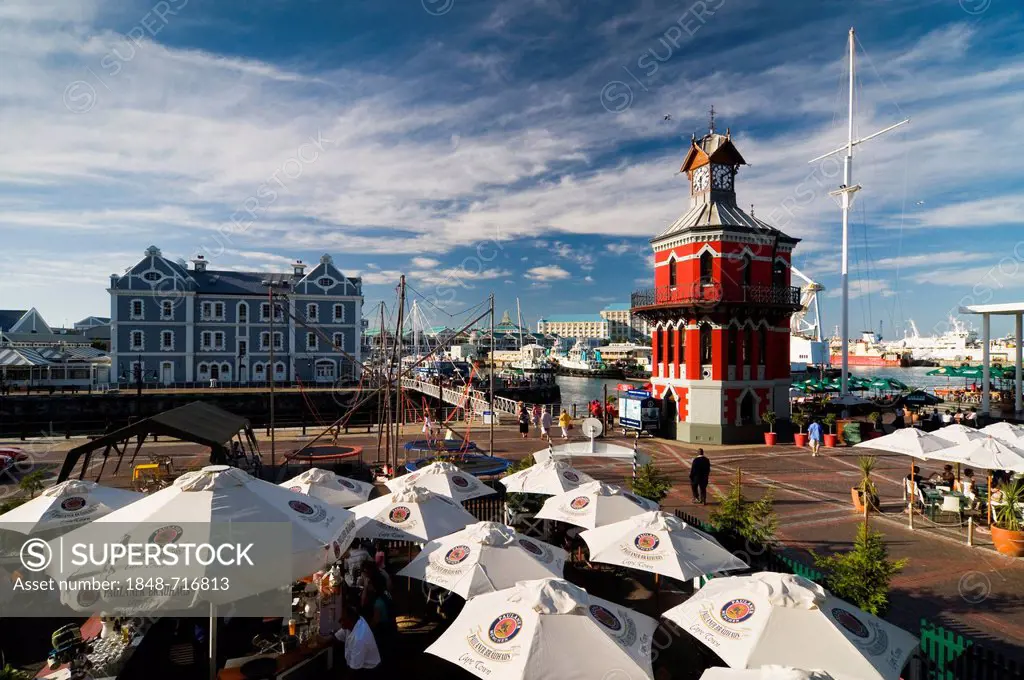 Clock Tower, Victoria & Alfred Waterfront, Cape Town, Western Cape, South Africa, Africa