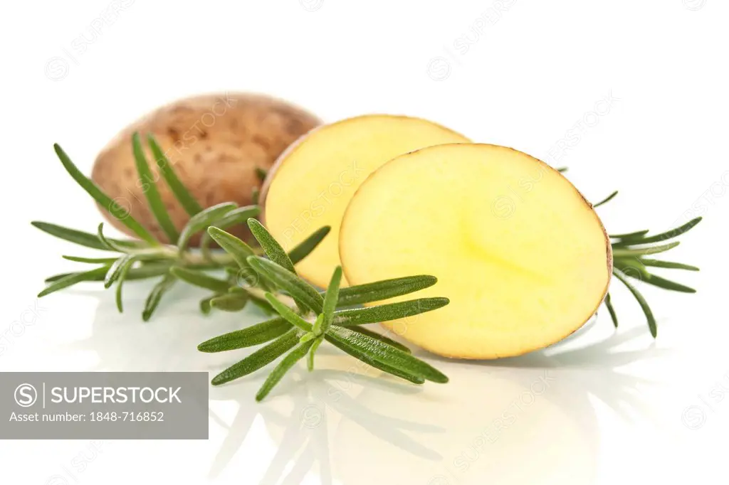 Potatoes with fresh rosemary